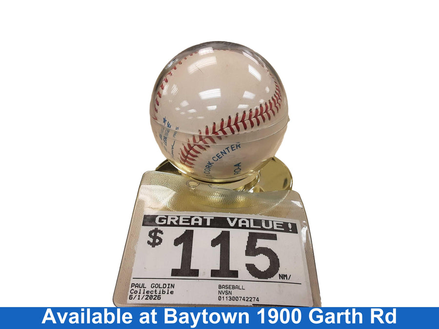 Paul Goldin Baseball White Other Collectible