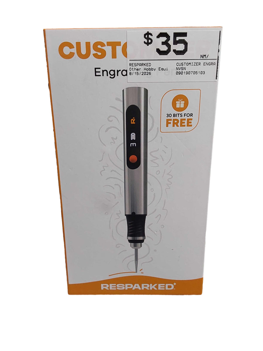 Resparked Customizer Engraving Pen Silver