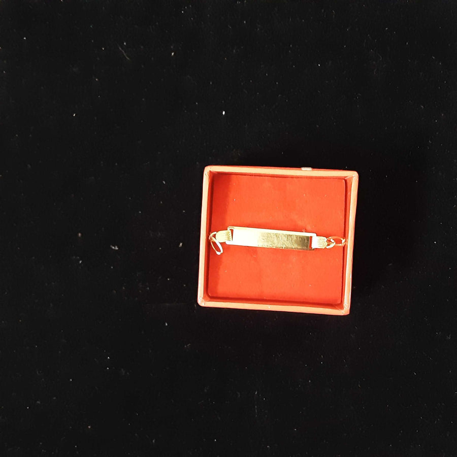 ID Bracelet - Yellow Gold 14k (.585) 3.8 grams 6 inch