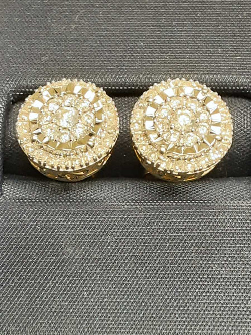 Earrings - Yellow Gold 10k (.417) 2.7 grams