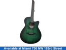 Godin Sa4070gr Green Acoustic Classic Guitar