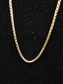 Box Chain - Yellow Gold 18k (.750) 9.4 grams 18 inch