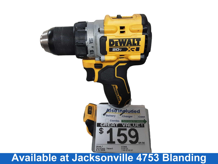 Dewalt Dcd800 Yellow Cordless Impact Drill