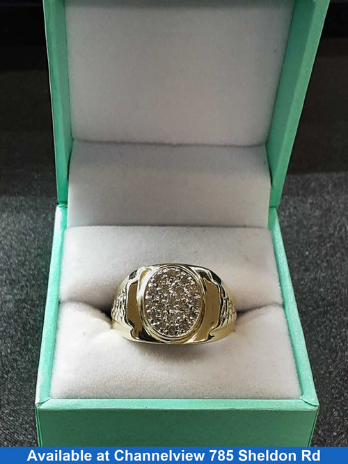 Men's Ring - Yellow Gold 10k (.417) 4.5 grams Size 11