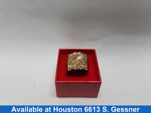 Men's Ring - Yellow Gold 14k (.585) 15.7 grams Size 13.5