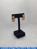 Earrings - Yellow Gold 14k (.585) 12.6 grams