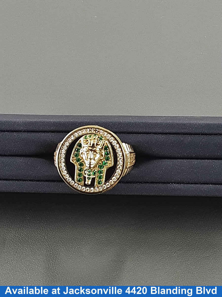 Men's Ring - Yellow Gold 10k (.417) 12.2 grams Size 13