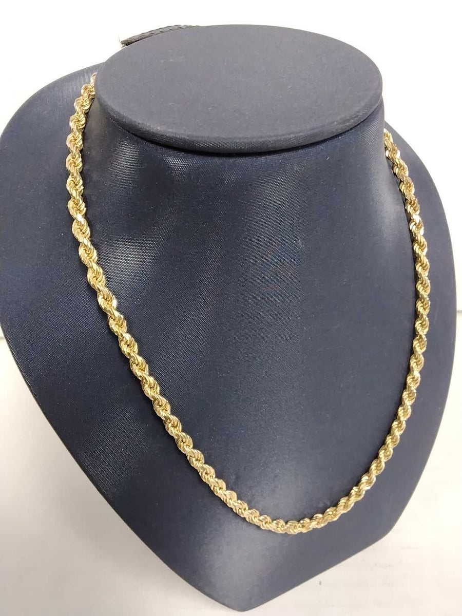 Rope Chain - Yellow Gold 14k (.585) 10.4 grams 18 inch