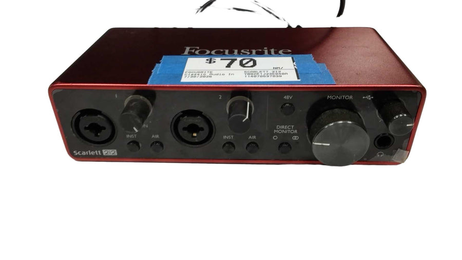 Focusrite Scarlett 2i2 Red Classic Audio Interface