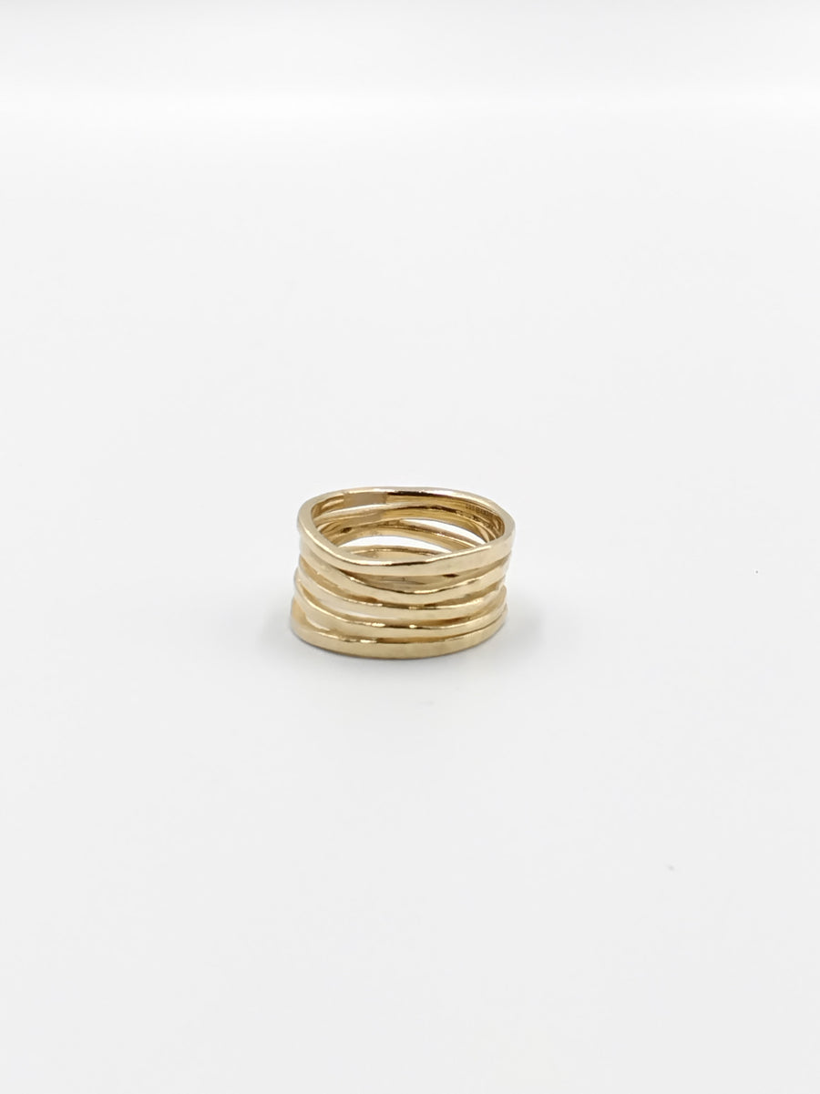 Women's Ring - Yellow Gold 14k (.585) 10.4 grams Size 9