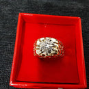 Men's Ring - Yellow Gold 14k (.585) 11.2 grams Size 10.5