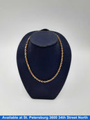 Rope Chain - Yellow Gold 14k (.585) 7.8 grams 16 inch