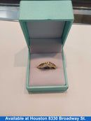 Women's Ring - Anniversary - Yellow Gold 14k (.585) 2.6 grams Size 7.5