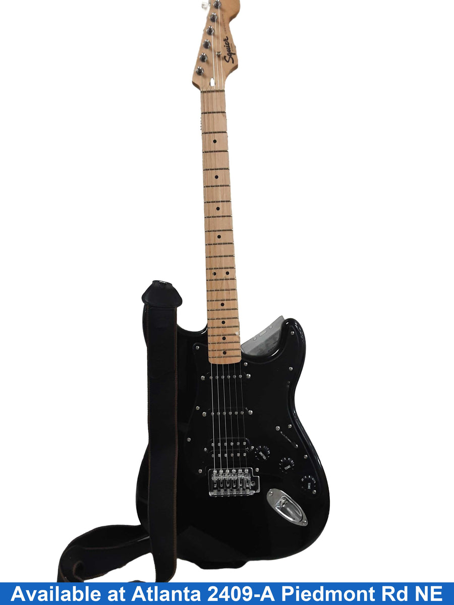 Fender Squire Stratocaster Black Electric Classic Guitar