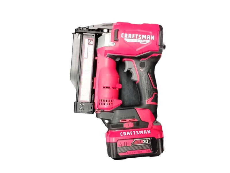 Craftsman Cmcn623 Red Cordless Brad Nailer
