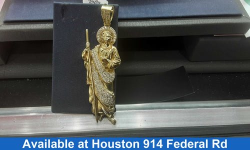 Religious Pendant - Yellow Gold 10k (.417) 10 grams