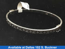 Bangle Bracelet - White Gold 14k (.585) 7.1 grams 10 inch