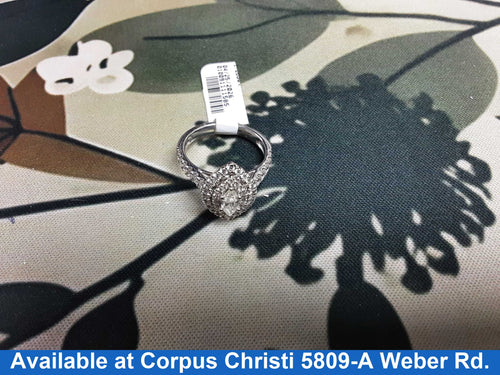 Women's Ring - White Gold 14k (.585) 4.4 grams Size 5.5