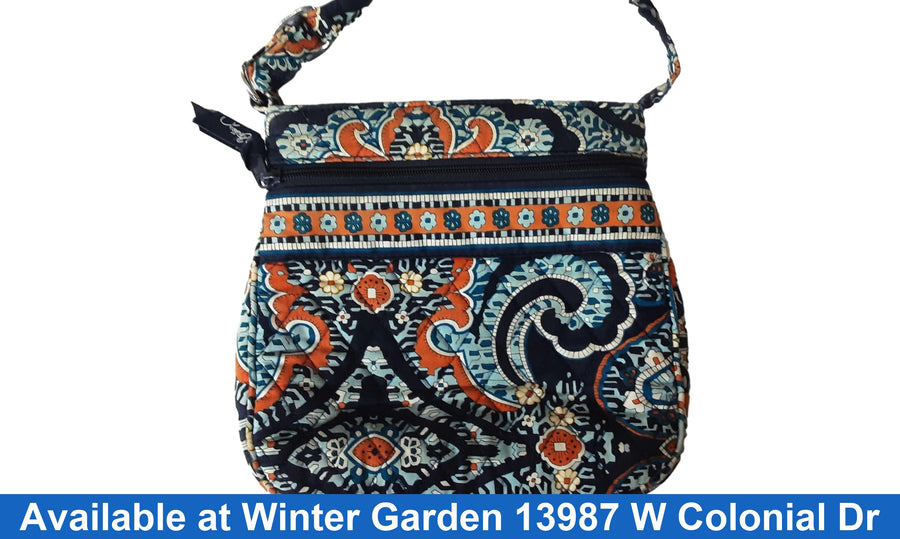 Vera Bradley Petit Double Zipper Multi-color Purse / Handbag