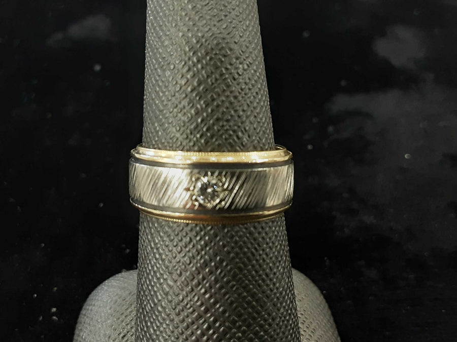 Ring - Wedding Band - Yellow Gold 14k (.585) 7.5 grams Size 7