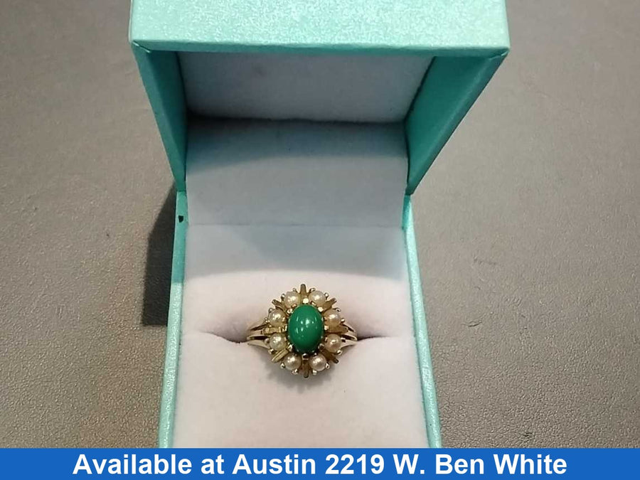 Women's Ring - Yellow Gold 10k (.417) 4.3 grams Size 20