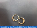 Hoop Earrings - Yellow Gold 10k (.417) 0.7 grams