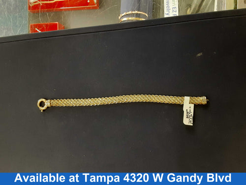 Rope Bracelet - Yellow Gold 10k (.417) 8 grams 7 inch