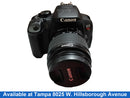 Canon Eos Rebel T5i Black Digital SLR Camera