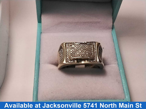 Men's Ring - Yellow Gold 10k (.417) 6.5 grams Size 9.5
