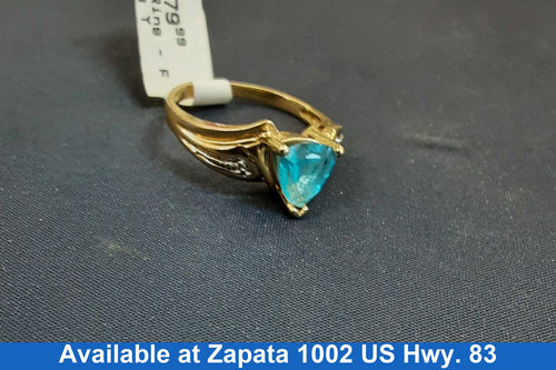 Women's Ring - Yellow Gold 14k (.585) 3.2 grams Size 20