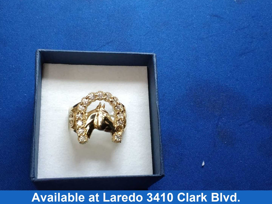 Men's Ring - Yellow Gold 10k (.417) 5.7 grams Size 10
