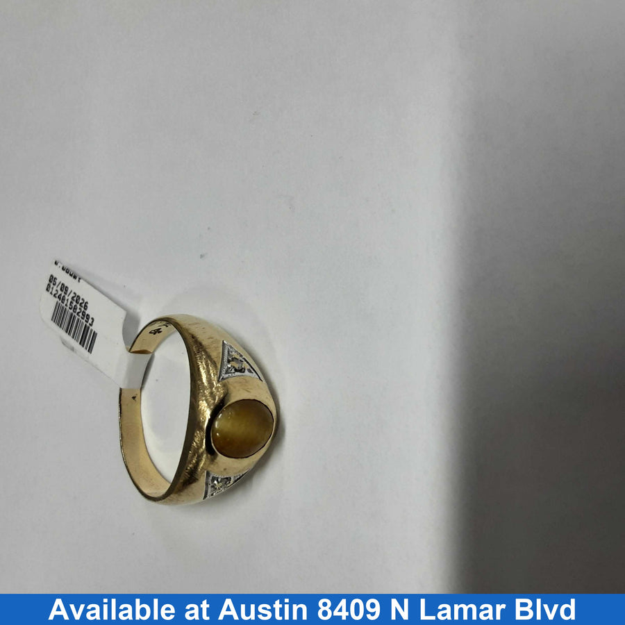 Men's Ring - Yellow Gold 10k (.417) 5 grams Size 11.5