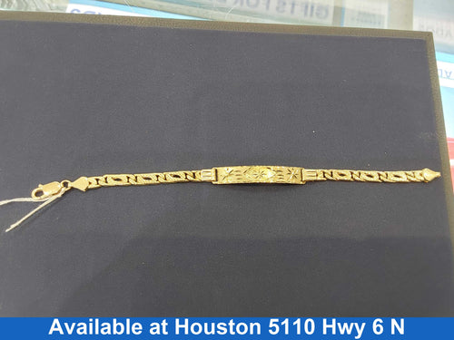 ID Bracelet - Yellow Gold 14k (.585) 12.5 grams 7 inch