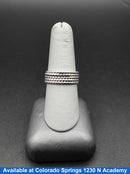 Ring - Wedding Band - Silver 4.6 grams Size 8