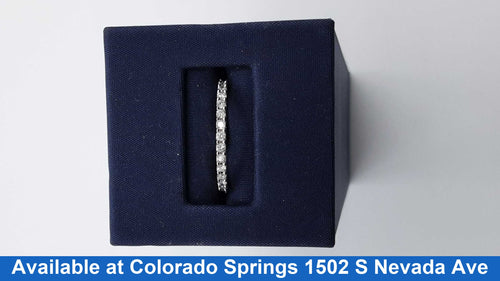 Women's Ring - Anniversary - White Gold 10k (.417) 1.5 grams Size 6