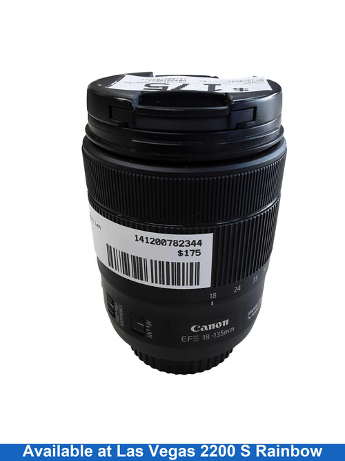 Canon 18-135mm Black Photographic Lens
