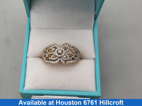 Women's Ring - Yellow Gold 22k (.917) 6.3 grams Size 7