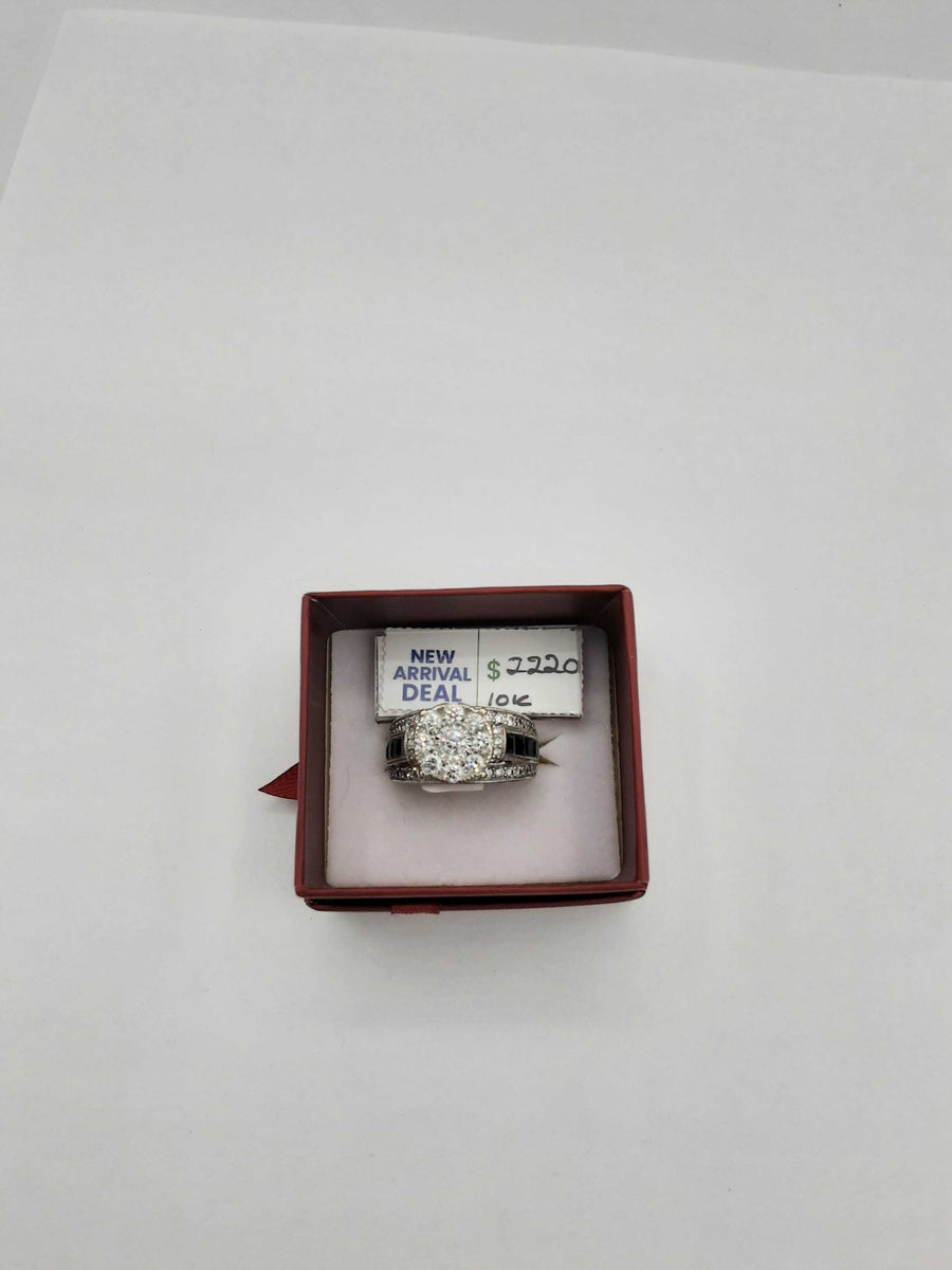 Women's Ring - White Gold 14k (.585) 12.1 grams Size 9