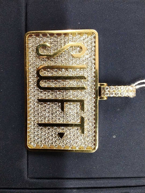 Diamond Pendant - Yellow Gold 18k (.750) 37.2 grams