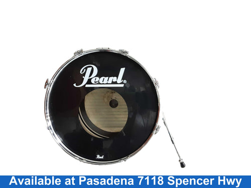 Pearl Export Black Drum Set