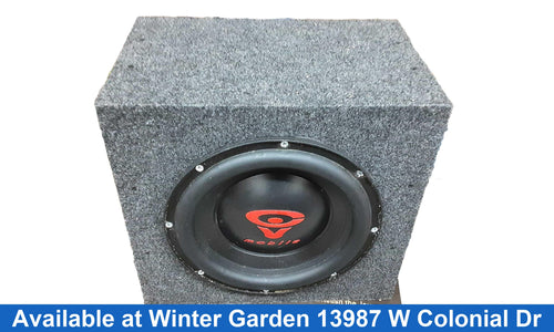 Mobile V Max Black Car Sub-Woofer