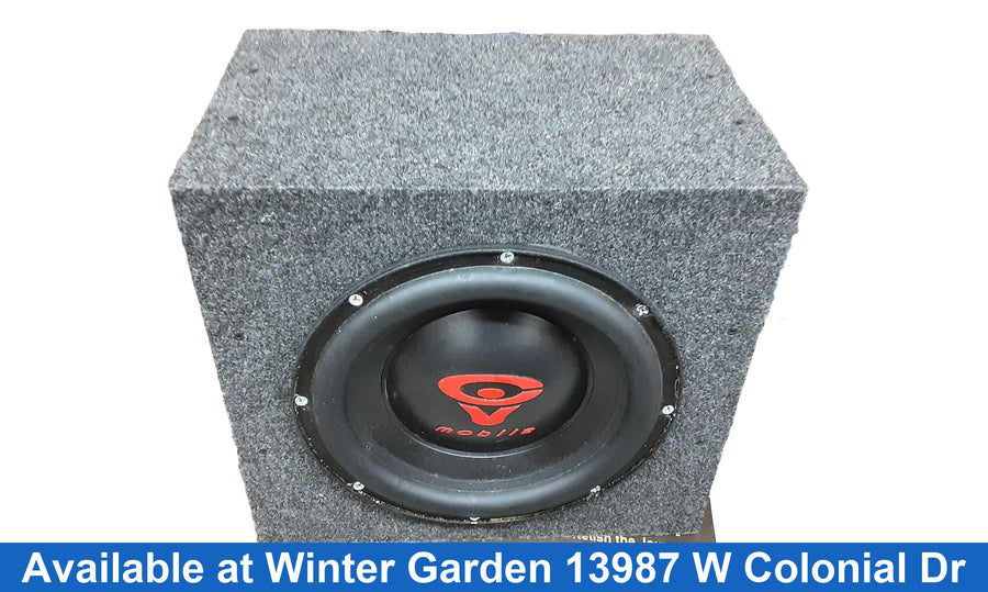 Mobile V Max Black Car Sub-Woofer
