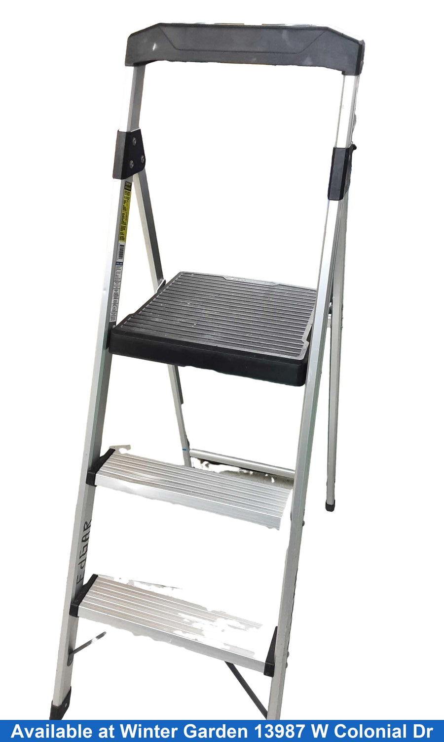 Gorilla 3-step Aluminum Step Stool Ladder Silver Step Stool