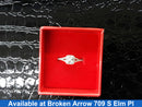 Women's Ring - White Gold 14k (.585) 2.2 grams Size 20