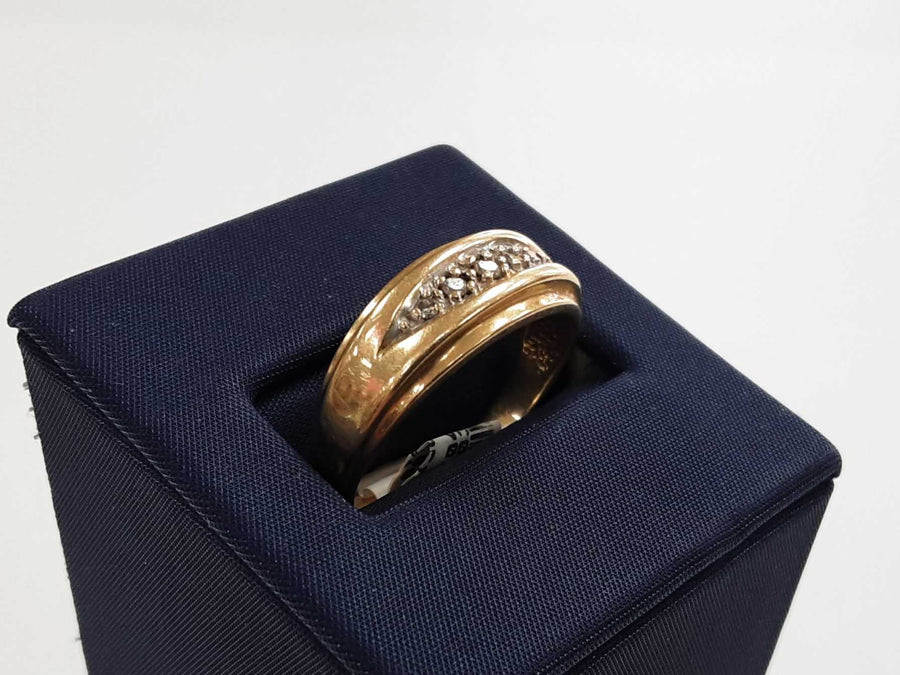Wedding Band Yellow Gold 14k Size 9.5