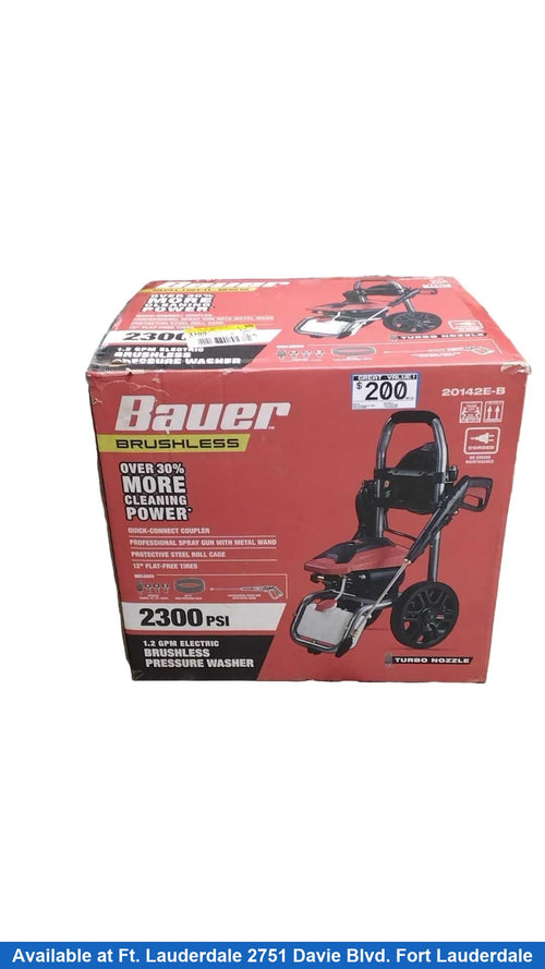 Bauer 20142e-b Red Gas Pressure Washer