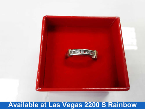 Women's Ring - Anniversary - White Gold 14k (.585) 3.5 grams Size 7