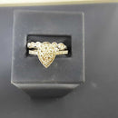 Ring - Engagement Set - White Gold 10k (.417) 4.7 grams Size 9