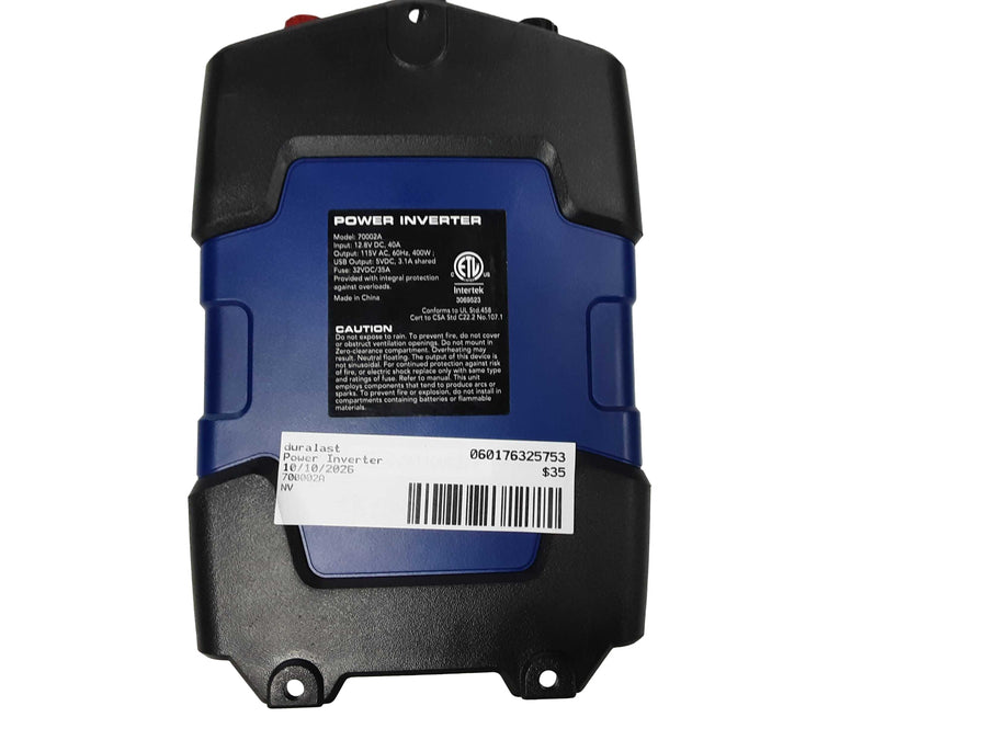 Duralast 700002a Blue Power Inverter