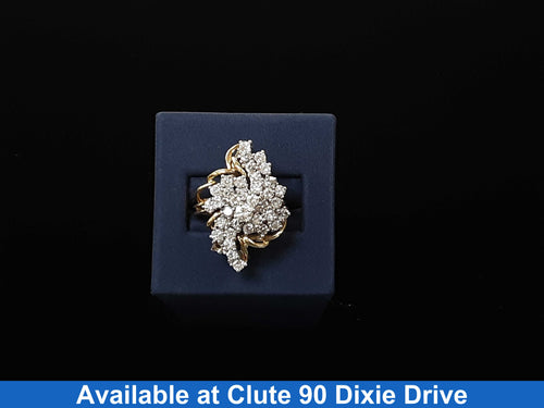 Women's Ring - Yellow Gold 14k (.585) 10.1 grams Size 6